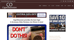 Desktop Screenshot of cigarobsession.com
